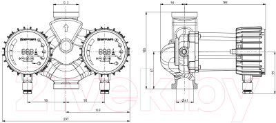 Циркуляционный насос IMP PUMPS NMTD Smart 32/120-180