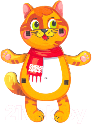 Конструктор Woody Котик / 03809 - фото