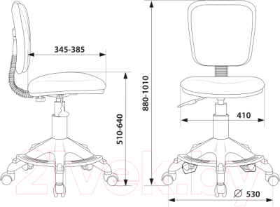 Кресло детское Бюрократ CH-W204/F