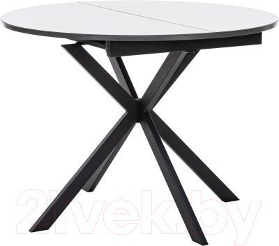 Обеденный стол Импэкс Leset Капри (антрацит/черный) - фото