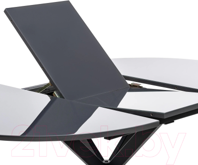 Обеденный стол Импэкс Leset Капри (антрацит/черный)