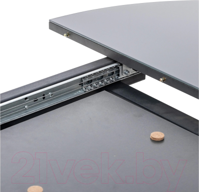 Обеденный стол Импэкс Leset Капри (антрацит/черный)