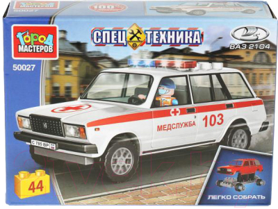 Конструктор Город мастеров Lada-2104 Скорая помощь / 50027-CY - фото