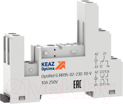 Разъем для реле КЭАЗ OptiRel G RR95-02-230-10-V / 281173 - фото