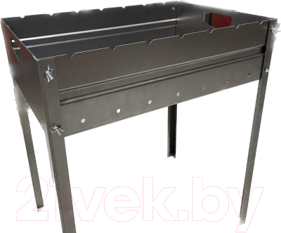 Мангал Кедр Плюс 520х370х600мм / МСБ-520РЖБ - фото