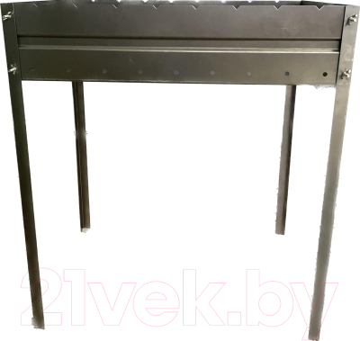 Мангал Кедр Плюс 700х400х800мм / МСБ-700РЖБ - фото