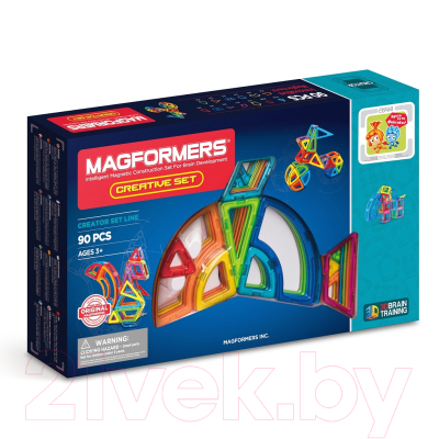 Конструктор магнитный Magformers Fixie Creative Set / 703004 - фото