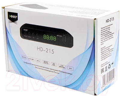 Тюнер цифрового телевидения Эфир HD-215