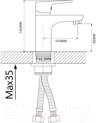 Смеситель Ekko E10105