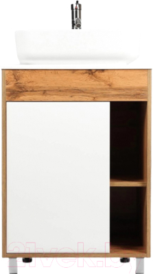 Тумба под умывальник Viant Бостон 1 L65 / VBOS65N-T1ST - фото