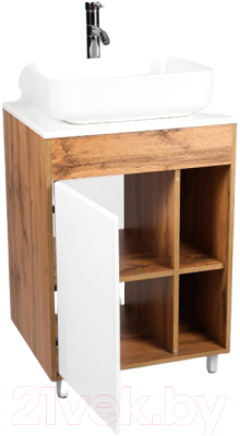 Тумба под умывальник Viant Бостон 1 L65 / VBOS65N-T1ST