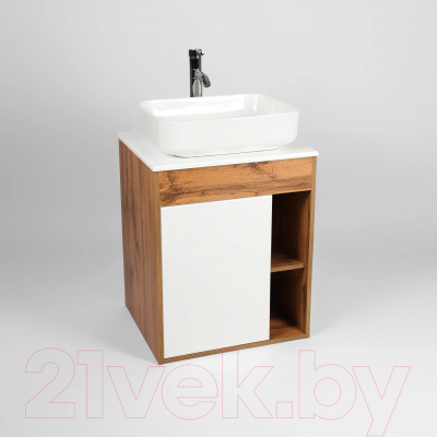 Тумба под умывальник Viant Бостон / VBOS65N-T1STP