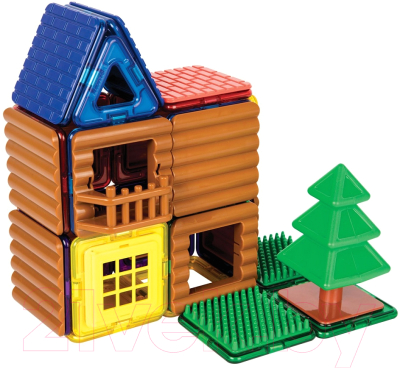 Конструктор магнитный Magformers Log Cabin Set / 705006