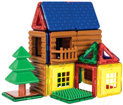 Конструктор магнитный Magformers Log Cabin Set / 705006