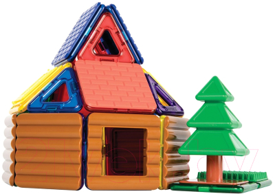 Конструктор магнитный Magformers Log Cabin Set / 705006