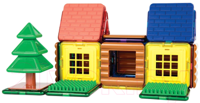 Конструктор магнитный Magformers Log Cabin Set / 705006