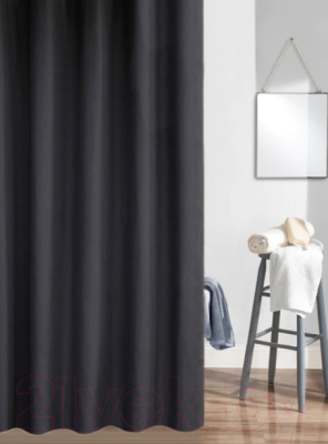 Шторка-занавеска для ванны Home One Waffle 180x180 / 372251