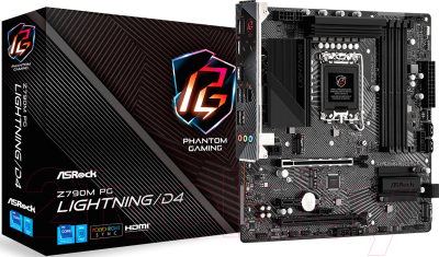 Материнская плата AsRock Z790M PG Lightning/D4