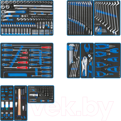 Универсальный набор инструментов King TONY 934-251MRVD