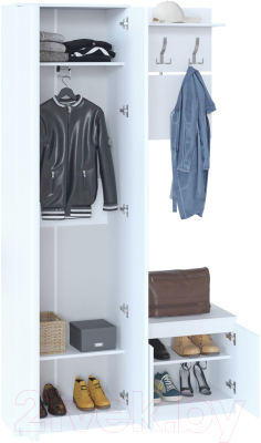 Тумба в прихожую Сокол-Мебель ТП-11 (белый)