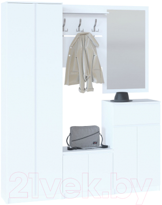 Тумба в прихожую Сокол-Мебель ТП-12 (белый)