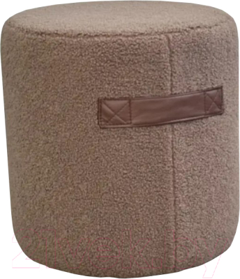 Пуф M-City Harta / 629M04979 (Nini-02 тауп Teddy/TKS-03 темно-коричневый экокожа) - фото