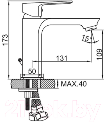 Смеситель Ledeme L1080Y