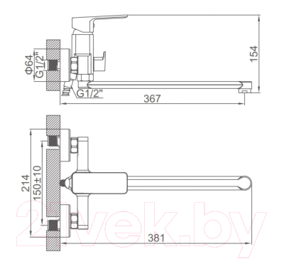 Смеситель Ledeme L2280Y