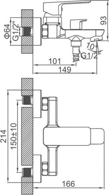 Смеситель Ledeme L3280Y
