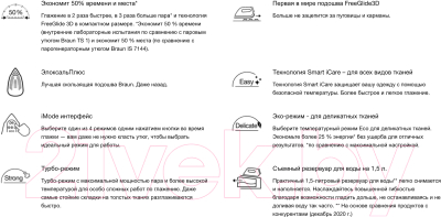 Утюг с парогенератором Braun IS2565BL / 0128806001