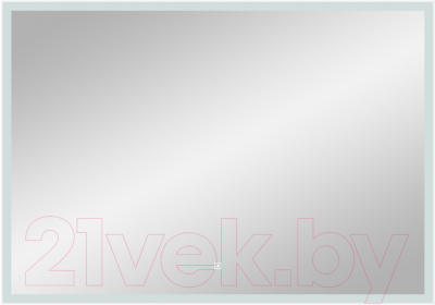 Зеркало Континент Frame White Led 80x60