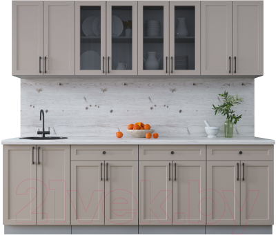 Готовая кухня Интерлиния Тренд 2.4А - фото