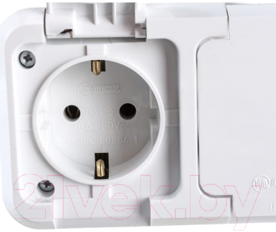 Розетка Makel ОП 16А IP44 / 18354