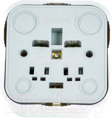 Розетка Makel ОП 16А IP20 / 45108