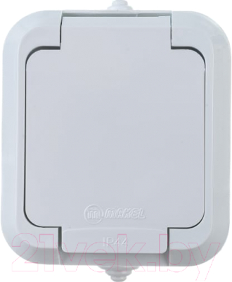 Розетка Makel ОП 16А IP44 / 18304 - фото