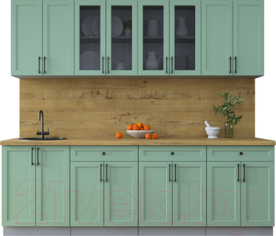 Готовая кухня Интерлиния Тренд 2.4А - фото