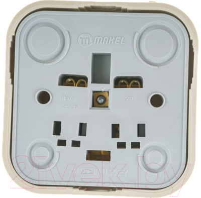 Розетка Makel ОП 16А IP20 / 45208