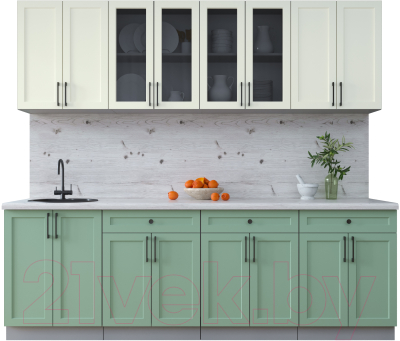 Готовая кухня Интерлиния Тренд 2.4А - фото