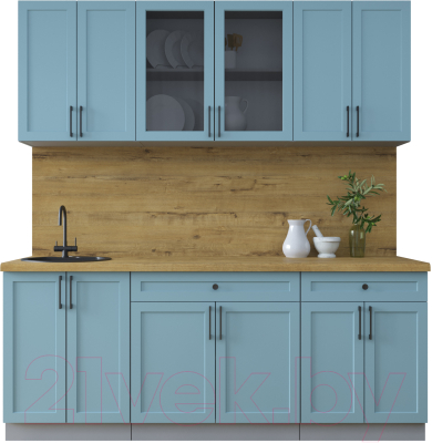 Готовая кухня Интерлиния Тренд 2.0А  - фото