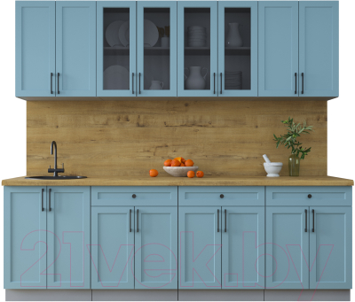 Готовая кухня Интерлиния Тренд 2.4А - фото