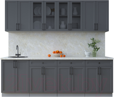 Готовая кухня Интерлиния Тренд 2.4А - фото