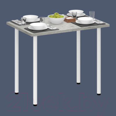 Обеденный стол Аквилон Лайт 1 (метрополитан грей)