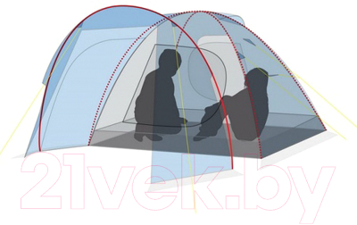 Палатка Canadian Camper Rino 4 (Royal)