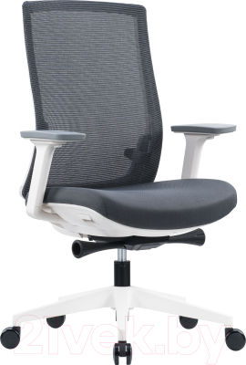 Кресло офисное Norden Ruby LB / CH-312B-W-GG (белый/серый) - фото