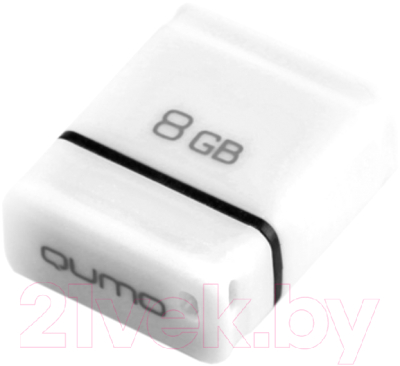 Usb flash накопитель Qumo 2.0 8GB QM8GUD-Nano-W / Q18322 - фото