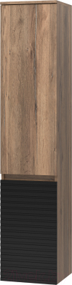 Шкаф-пенал для ванной Brevita Dakota 35 / DAK-050350-19/02Л - фото