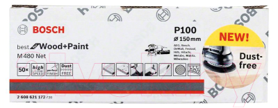 Шлифлист Bosch 2.608.621.172 (50шт)