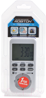 Розетка с таймером Robiton EL-04 BL1 / БЛ15714