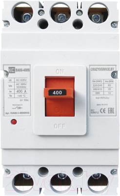 Выключатель автоматический КС ВА 88-400S 250А 3P 35кА / SVA88-3-40025035 - фото