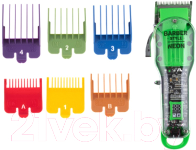 Машинка для стрижки волос Dewal Pro Neon Green 03-081 - фото